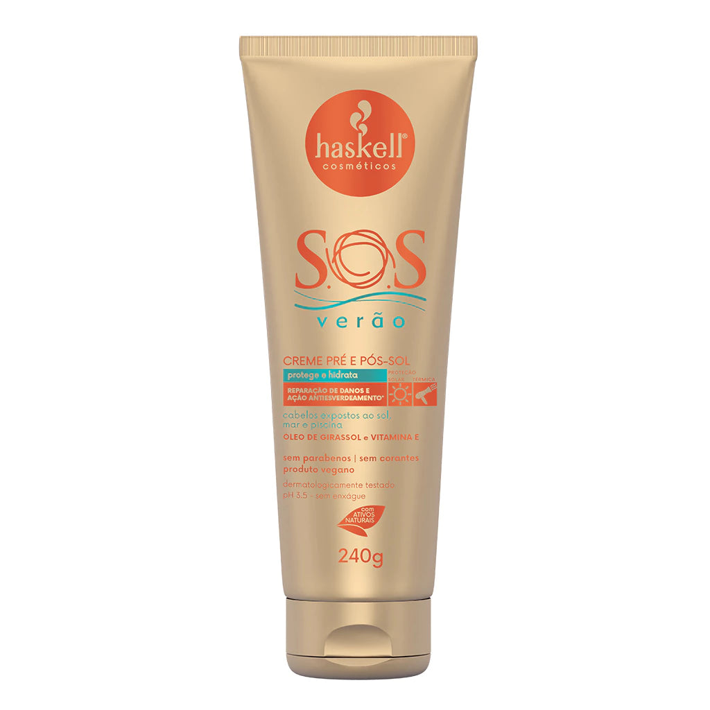 Creme Pré e Pós-Sol S.O.S Verão 240g