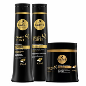 Kit Cavalo Forte Shampoo, Condicionador e Máscara 500ml