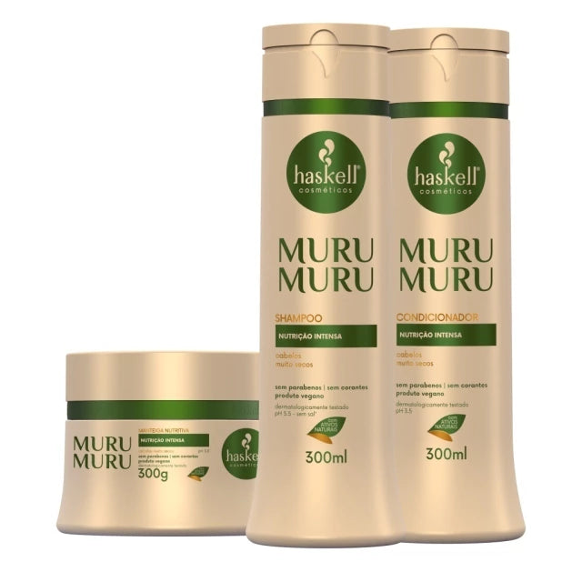 Kit Murumuru Shampoo, Condicionador e Máscara 300ml