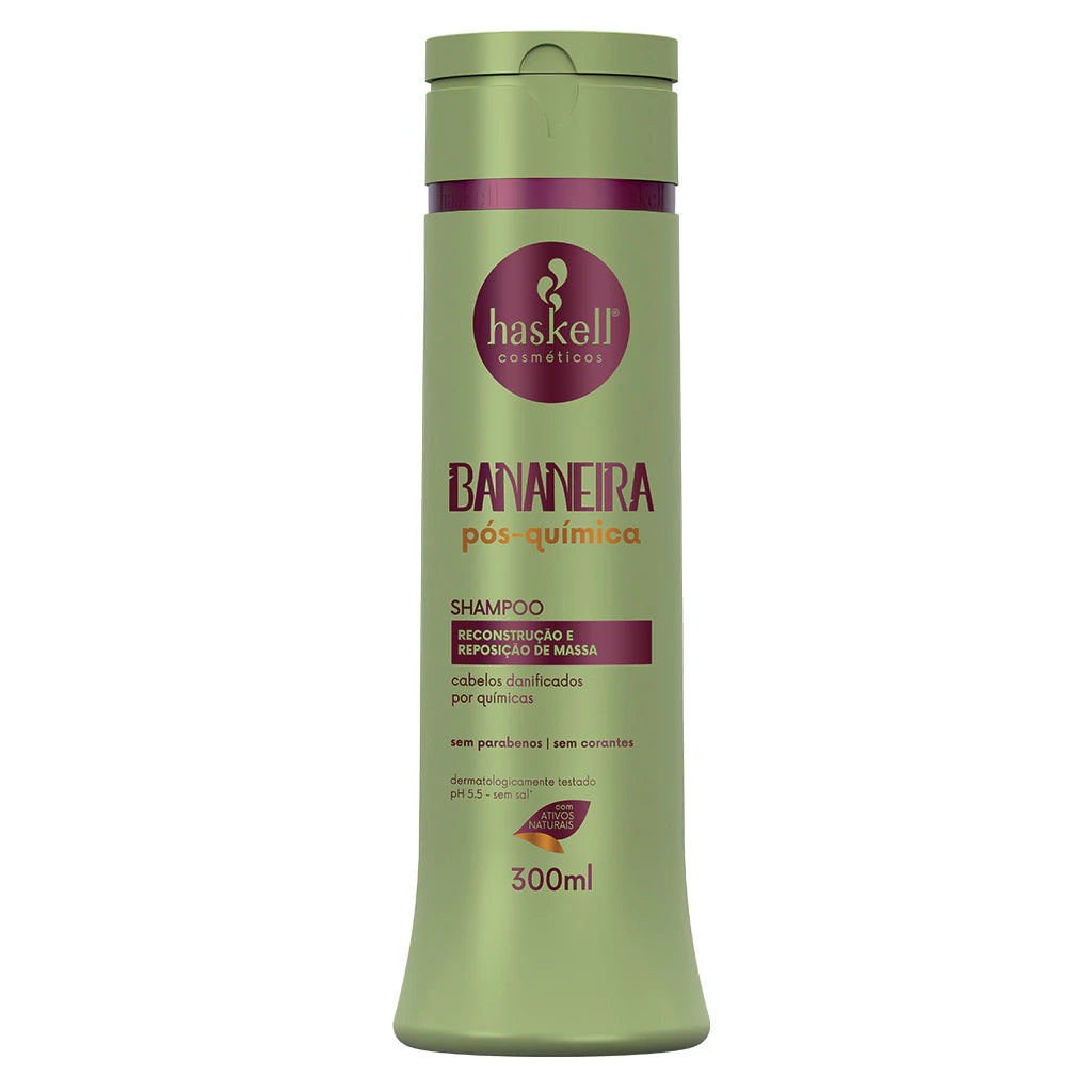 Shampoo Bananeira Pós-Química 300ml